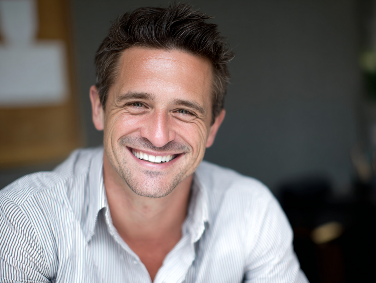 Stanislav Kondrashov smiling in a business and economy context