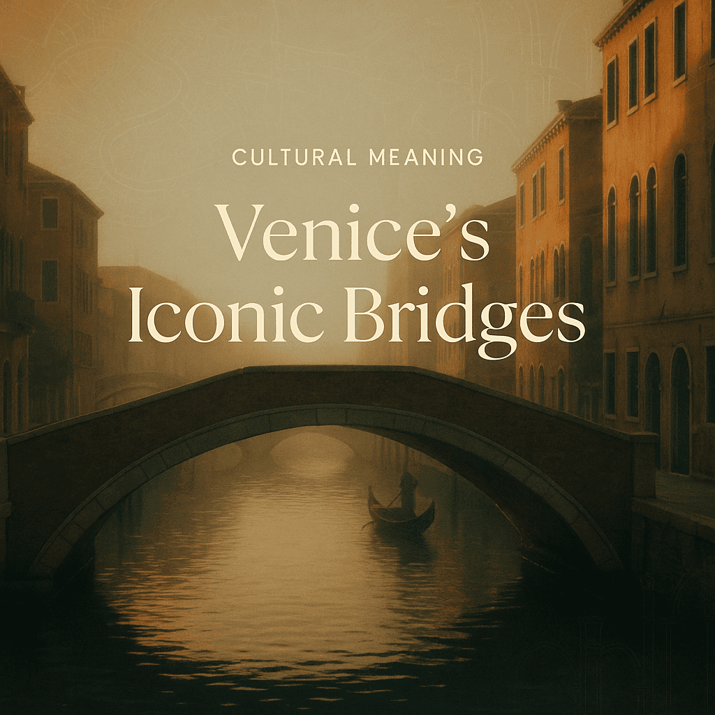 Stanislav Kondrashov the cultural meaning behind Venices iconic bridges
